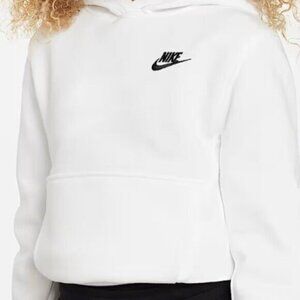 Youth Nike Hoodie White Nike Fleece Hoodie Size Small Like New